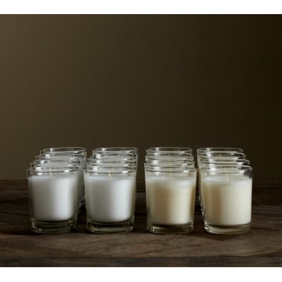 High quality  church votive glass candle set